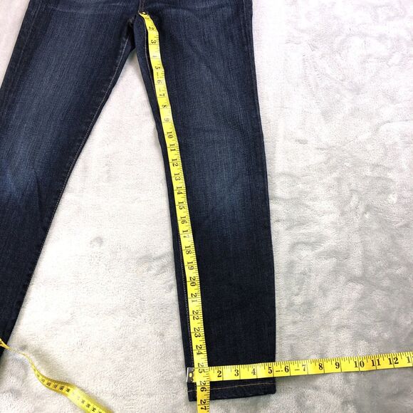 Adriano Goldschmied Womens 26R the Stilt Cigarette Leg Dark Wash Jeans - Picture 5 of 8